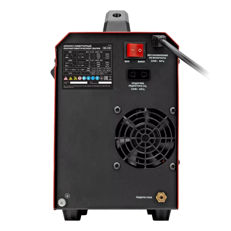 Аппарат инвертор. полуавтомат. cварки MTX MIG-220S 94304, 220A, ПВ 60%, катушка 5 кг купить в Тюмени