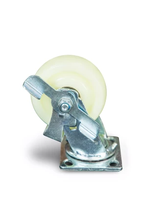 Колесо большегрузное поворотное SCdnb 55 125 мм полипропиленовое с тормозом 1024223 купить в Тюмени