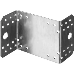 Крепежный угол ЗУБР "МАСТЕР" Z-образный, 90х105х55мм, 25шт 310145-105