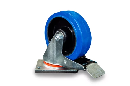 Колесо поворотное резина SRCLb 63 160 мм с тормозом (F) 1024397 купить в Тюмени