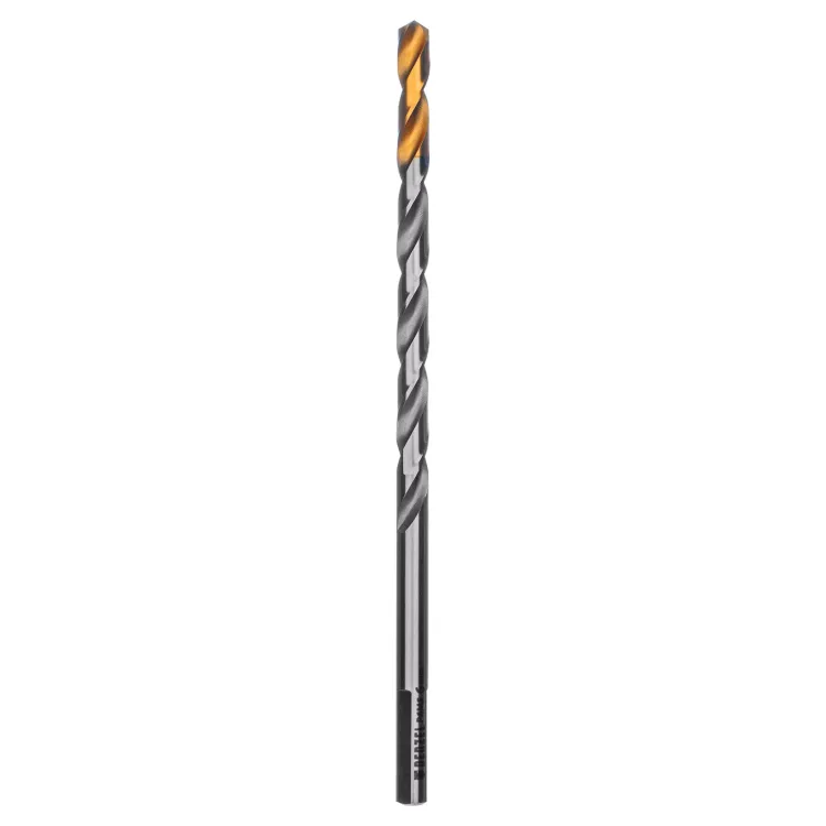 Сверло спиральное по металлу Denzel 6 х 139 мм, Р6М5, Golden Tip, удлиненное, 718256 купить в Тюмени