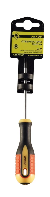 Отвертка Torx T9х75мм Энкор 19531 купить в Тюмени