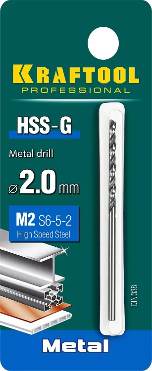 Сверла по металлу HSS-G Оберон 29651-2 купить в Тюмени