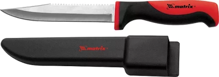 Нож рыбака &quot;FISHERMAN&#039;S DREAM&quot; large 150 мм двухкомпонентная рукоятка пластиковые ножны MATRIX KITCHEN 79116 купить в Тюмени
