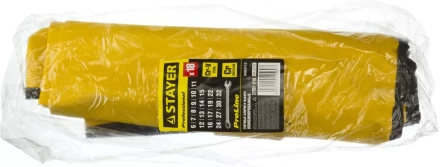 Набор: Ключ STAYER &quot;PROFI&quot; гаечный комбинированный, Cr-V сталь, хромированный, 6-32мм, 18шт 27081-H18 купить в Тюмени