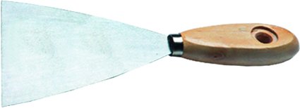 Шпательная лопатка из нержавеющей стали 40 мм деревянная ручка  SPARTA 852065 купить в Тюмени