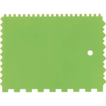 Шпатель для клея, пластмассовый, 130х170 мм, зубчатый  СИБРТЕХ 86018 купить в Тюмени