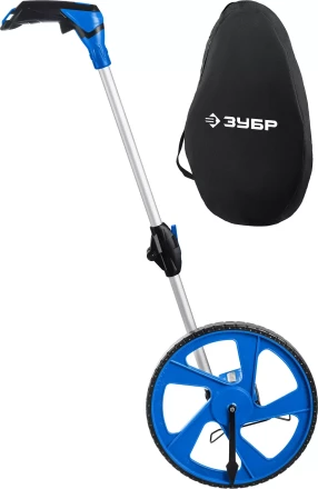 ЗУБР 0.1 - 9999 м, измерительное колесо, (курвиметр) со складной алюминиевой рукояткой, Профессионал (34880) купить в Тюмени