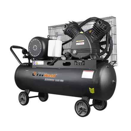 Компрессор масляный ременной AEROMAX 550/100 FoxWeld купить в Тюмени