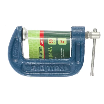 Струбцина G-образная,50 мм СИБРТЕХ 20580 купить в Тюмени