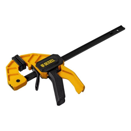 Струбцина F-образная Denzel, быстрозажимная, 150 х 55 мм, усиленный нейлоновый корпус, 20501 купить в Тюмени