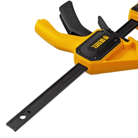 Струбцина F-образная Denzel, быстрозажимная, 150 х 55 мм, усиленный нейлоновый корпус, 20501 купить в Тюмени