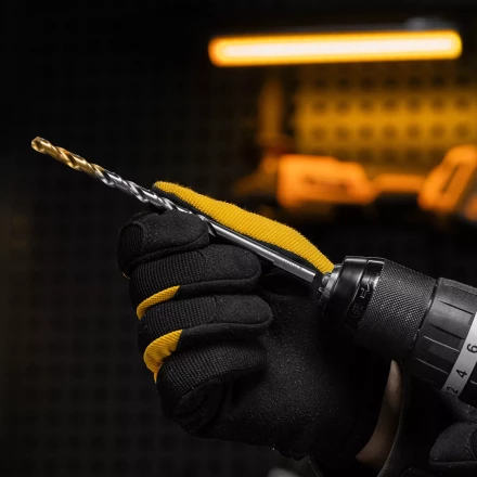 Сверло спиральное по металлу Denzel 6,5 х 148 мм, Р6М5, Golden Tip, удлиненное, 718257 купить в Тюмени