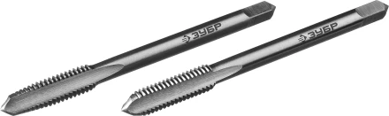 Метчики ЗУБР &quot;ПРОФЕССИОНАЛ&quot; машинно-ручные, комплектные для нарезания метрической резьбы в сквозных отверстиях, М6х1,0, 2шт 4-28007-06-1.0-H2_z01 купить в Тюмени