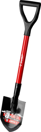 Лопата &quot;МАСТЕР&quot; автомобильная, стальной черенок, ЗУБР 39258 купить в Тюмени
