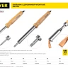Паяльник MAXTerm с деревянной рукояткой, жало - конус, STAYER 55310-25, 25 Вт 55310-25 купить в Тюмени