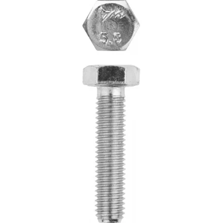 Болт ЗУБР &quot;МАСТЕР&quot; с шестигранной головкой, ГОСТ 7798-70, класс прочности 5.8, оцинкованный, M8x35мм, 5кг 303080-08-035 купить в Тюмени