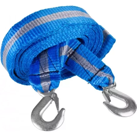 Трос буксировочный ЗУБР &quot;ЭКСПЕРТ&quot;, 2 крюка, сумка, 5м, 5т 61215-5 купить в Тюмени