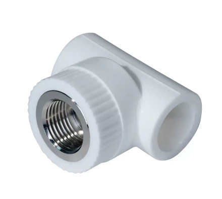 Тройник комб. PP-R ВР 20мм х 1/2 белый (25/125) 45450 купить в Тюмени