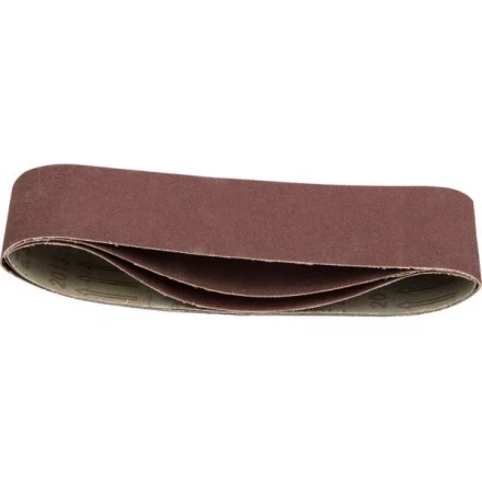 Лента STAYER &quot;MASTER&quot; шлифовальная универсальная бесконечная на тканевой основе, для ЛШМ, P180, 75х533мм, 3шт 35442-180 купить в Тюмени