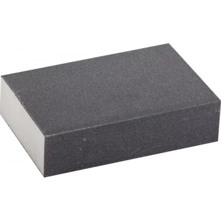 Губка шлифовальная ЗУБР &quot;ЭКСПЕРТ&quot; четырехсторонняя, SiC, средняя жесткость, Р180, 100х68х26 мм 35612-180 купить в Тюмени