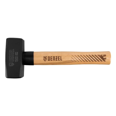 Кувалда, 1500 г Denzel 11019, кованая головка, буковая рукоятка купить в Тюмени