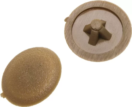 Заглушка декоративная ЗУБР под шуруп, цвет бук, шлиц №2, ТФ6, 40шт 4-308156-2 купить в Тюмени