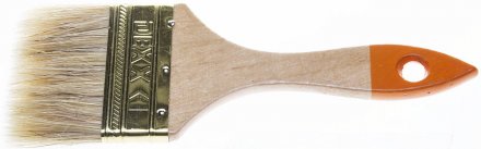 Кисть флейцевая DEXX, деревянная ручка, натуральная щетина, индивидуальная упаковка, 75мм 0100-075_z02 купить в Тюмени