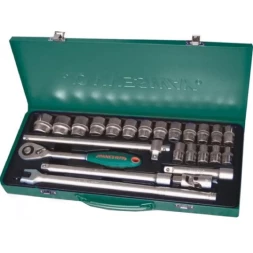 Набор головок торцевых 1/2"DR 10-32мм 24предмета Jonnesway S04Н4524S 47433