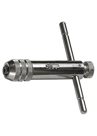 Вороток для метчиков М5 - М12 хромированный с трещоткой MATRIX 76907 купить в Тюмени