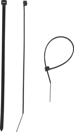 Кабельные стяжки черные КС-Ч1 нейлоновые промфасовка серия ПРОФЕССИОНАЛ купить в Тюмени