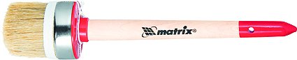 Кисть круглая Профи №2 (20 мм) натуральная щетина деревянная ручка / Matrix 82041 купить в Тюмени