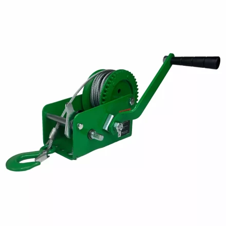 Лебедка ручная барабанная HITCH HW 900 900 кг канат 10 м (SZ073176) купить в Тюмени