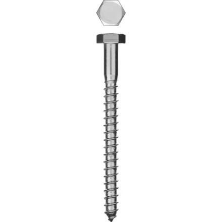 Шурупы ЗУБР &quot;МАСТЕР&quot; с шестигранной головкой, оцинкованные, 6x80мм, 70шт 4-300451-06-080 купить в Тюмени