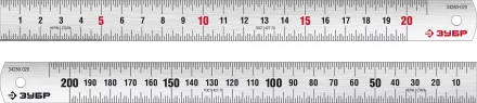 ЗУБР Про-20, длина 0.20 м, усиленная нержавеющая линейка, Профессионал (34280-020) купить в Тюмени