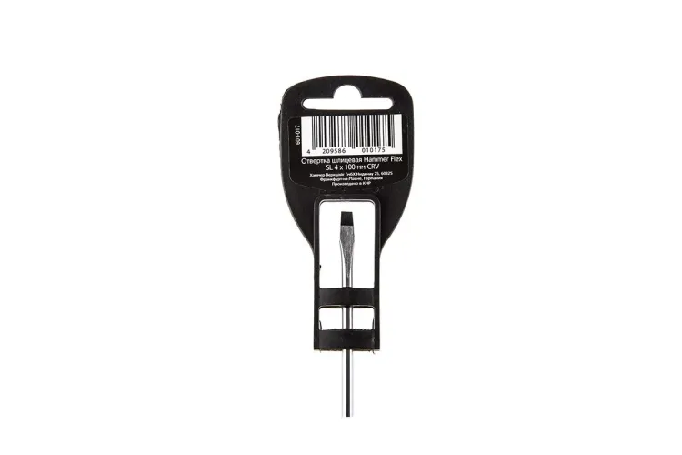 Отвертка HAMMER 601-017 SL-4x100мм купить в Тюмени