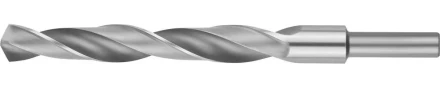 Сверло ЗУБР &quot;МАСТЕР&quot; по металлу с цилиндрическим хвостовиком, сталь Р6М5, винтовой прокат, D 15.0мм, L-169/114мм 4-29621-169-15 купить в Тюмени