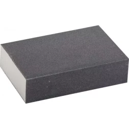 Губка шлифовальная ЗУБР "ЭКСПЕРТ" четырехсторонняя, SiC, средняя жесткость, Р320, 100х68х26 мм 35612-320