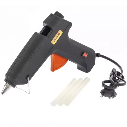 Клеевой пистолет 12 мм 80 Вт  выключатель кейс SPARTA 93033 купить в Тюмени