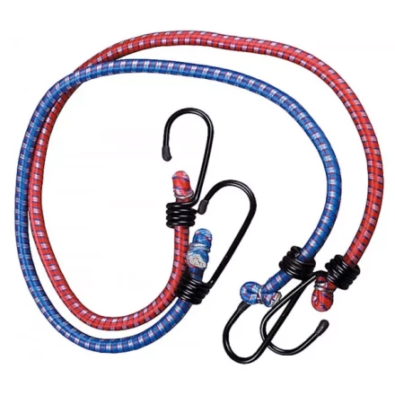 Шнур ЗУБР резиновый крепежный, со стальными крюками, 120см, 2шт 4-40507-120 купить в Тюмени