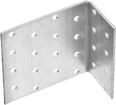 Крепежный угол ЗУБР &quot;МАСТЕР&quot; анкерный, 80х80х40мм, 20шт 310225-080-080 купить в Тюмени