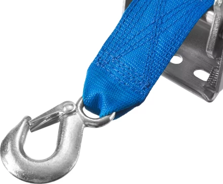 Лебедка ручная барабанная ЗУБР &quot;ПРОФЕССИОНАЛ&quot;, тяговая, ленточная, 1,1т, 10м 43115-1.1 купить в Тюмени