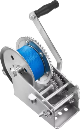 Лебедка ручная барабанная ЗУБР &quot;ПРОФЕССИОНАЛ&quot;, тяговая, ленточная, 1,1т, 10м 43115-1.1 купить в Тюмени