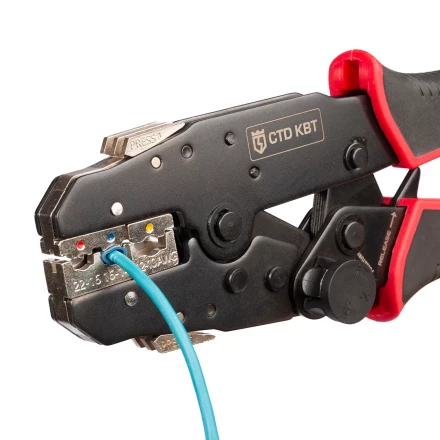 Пресс-клещи КВТ CTD+5 с механизмом быстрой смены матриц: комплект из 5 шт. для опрессовки (набор) (101859) купить в Тюмени