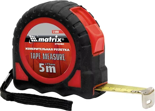 Рулетка Target 7,5 м * 25 автоматическая фиксация обрезиненный корпус  MATRIX 31083 купить в Тюмени