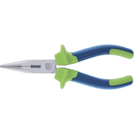 Длинногубцы прямые 200 мм двухкомпонентные рукоятки СИБРТЕХ 17106 купить в Тюмени