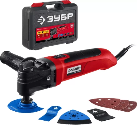 ЗУБР OIS, 400 Вт, реноватор, кейс, набор насадок (МФИ-400 КН) купить в Тюмени