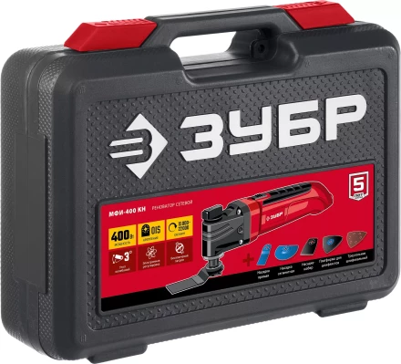 ЗУБР OIS, 400 Вт, реноватор, кейс, набор насадок (МФИ-400 КН) купить в Тюмени