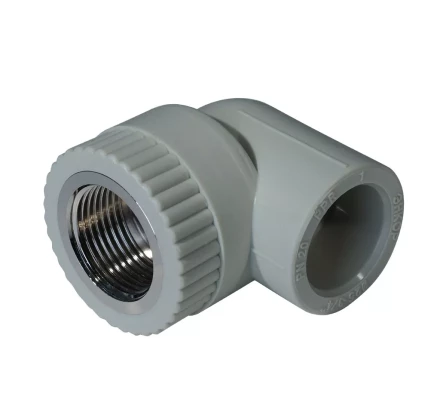 Уголок комб. PP-R ВР 20мм х 1/2 серый (50/150) 44170 купить в Тюмени