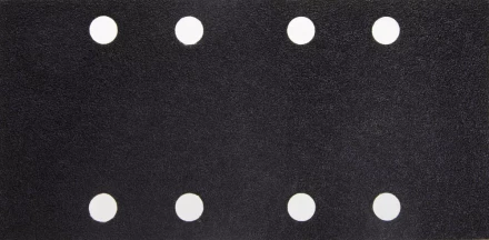 Лист шлиф. универсал. URAGAN &quot;Оптимален для твердых пород дерева&quot; 8 отверстий по линии, для ПШМ, P120, 80х166мм, 50шт 907-22101-120-50 купить в Тюмени